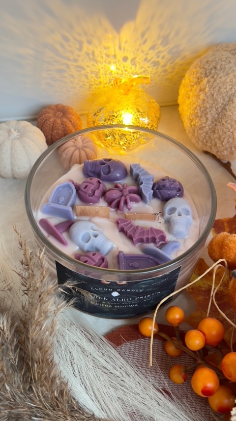 Czar Nocy – Sojowa Świeca Halloweenowa