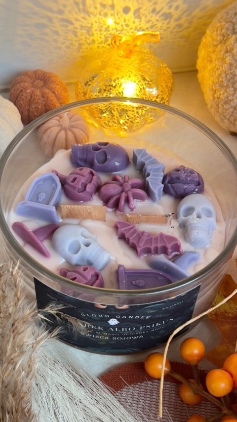 Czar Nocy – Sojowa Świeca Halloweenowa
