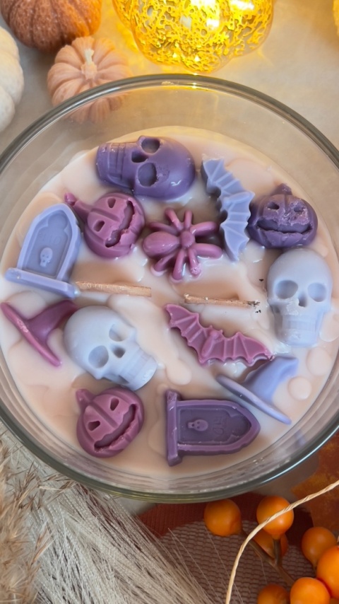 Czar Nocy – Sojowa Świeca Halloweenowa