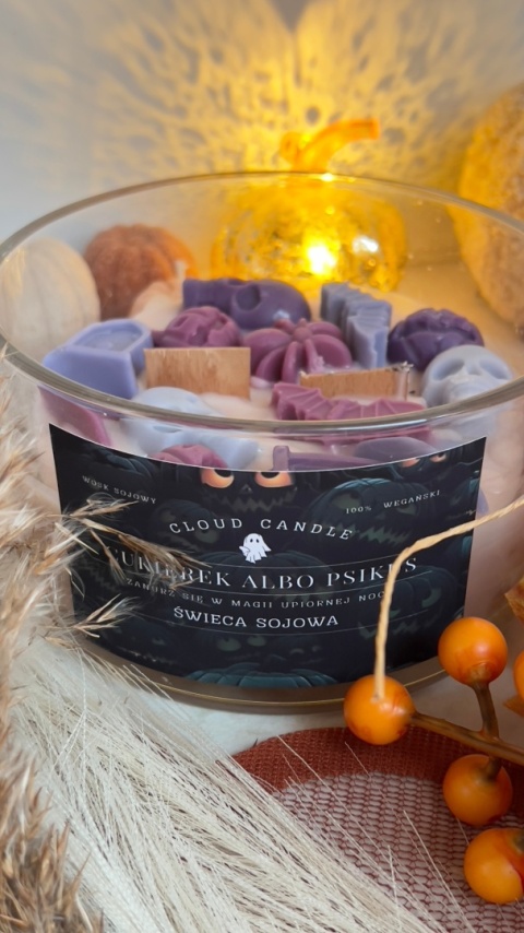 Czar Nocy – Sojowa Świeca Halloweenowa
